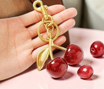 Cherry 🍒 keychain Charm